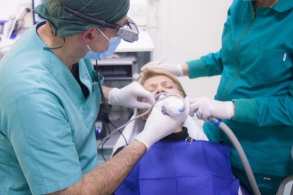 Tooth extraction procedure at Madison Square Dental Arlington TX