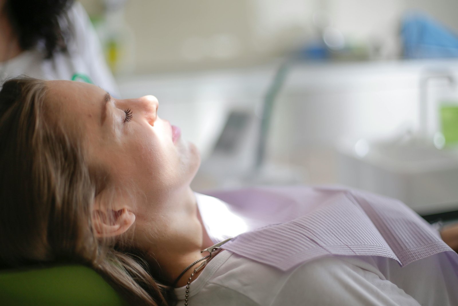 Calm, sedated patient